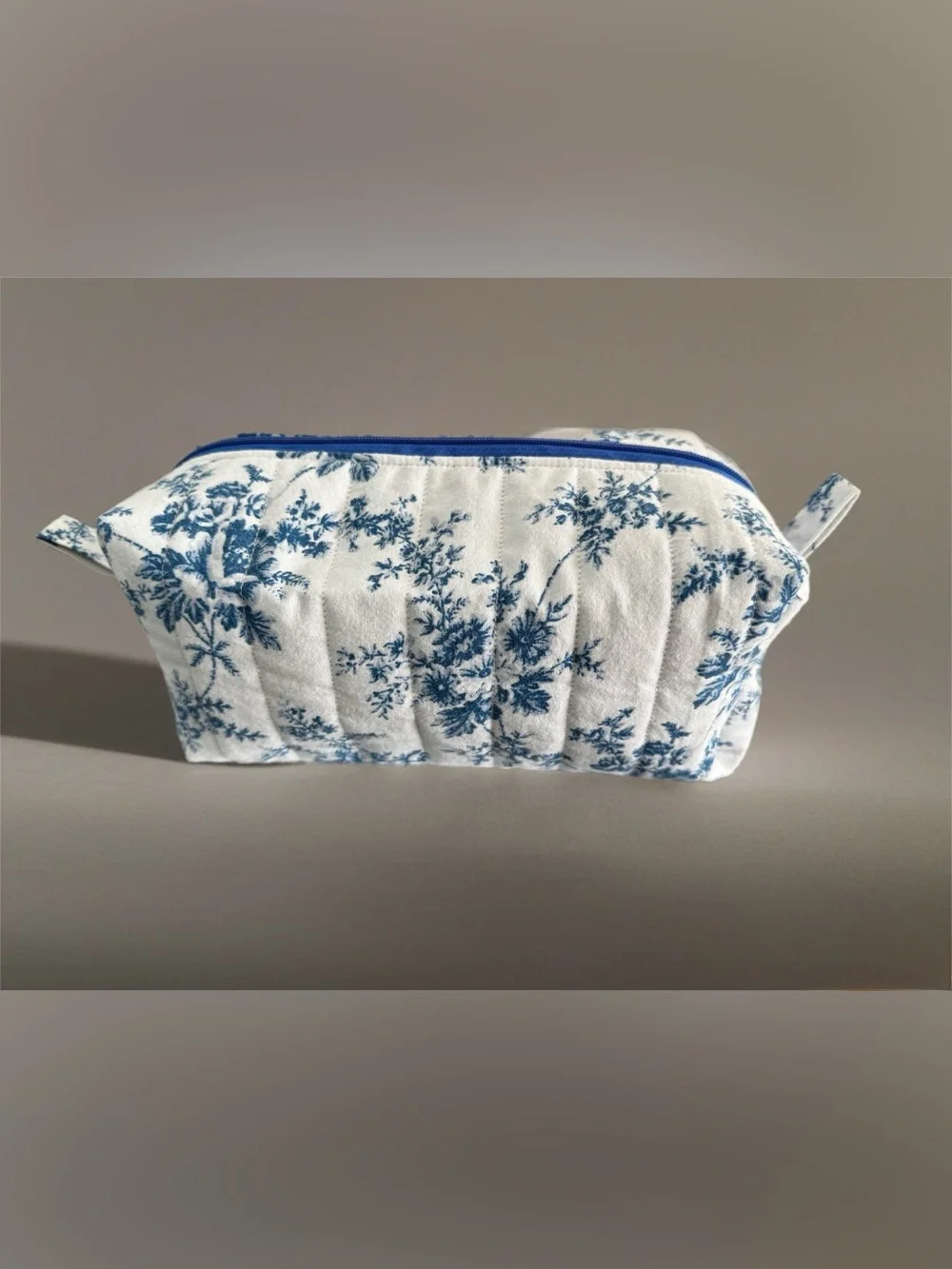 🌿 Handmade Quilted Cosmetic / Toiletry Bag 🌿